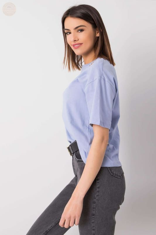 Parisian Chain Detail Tee – Damen - T-Shirt - Modell - Tomorrow Style