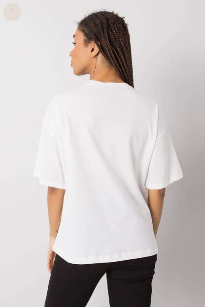 Parisian Chain Detail Tee – Damen - T-Shirt - Modell - Tomorrow Style