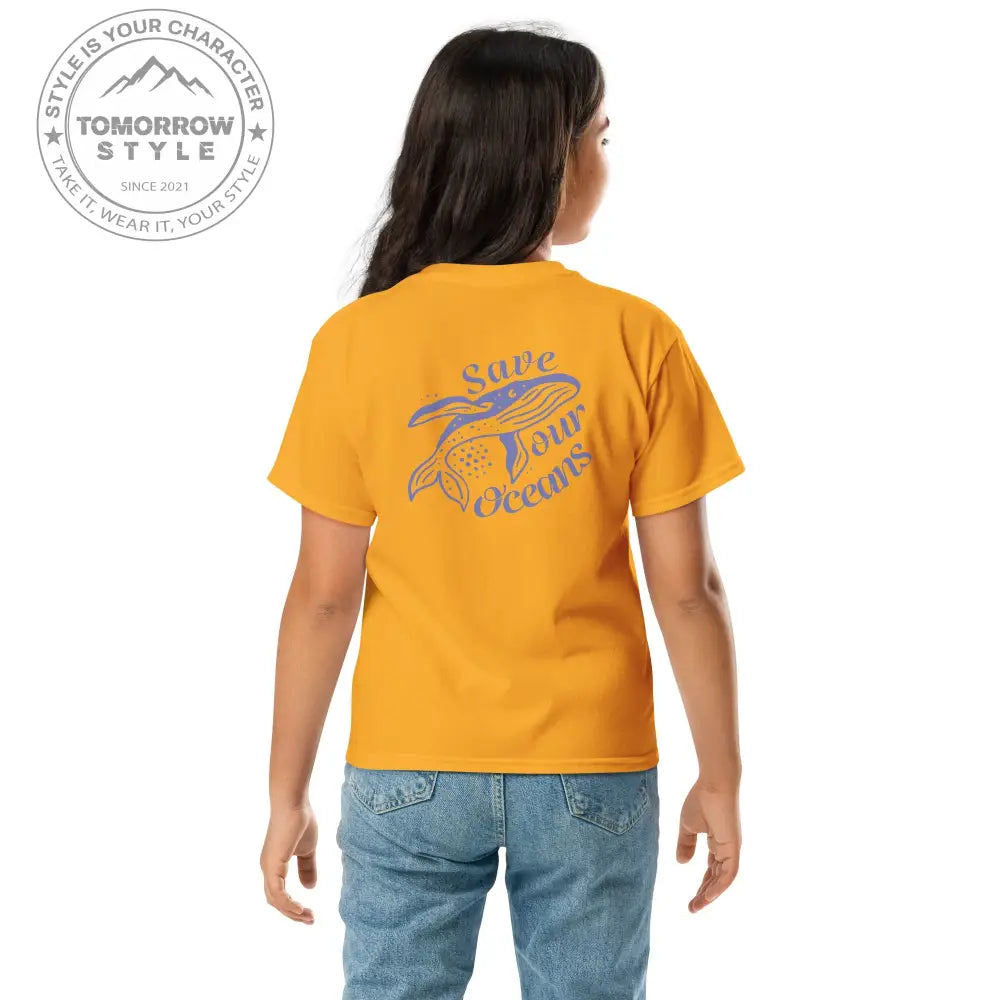 Planet - Power“ – Mädchen Classic Tee mit Umwelt - Botschaft - Tomorrow Style