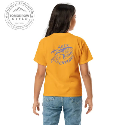 Planet - Power“ – Mädchen Classic Tee mit Umwelt - Botschaft - Tomorrow Style