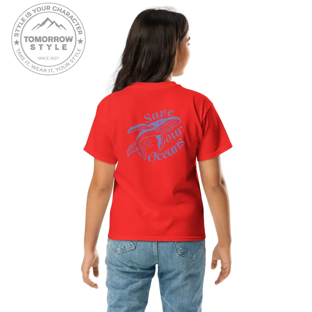 Planet - Power“ – Mädchen Classic Tee mit Umwelt - Botschaft - Tomorrow Style