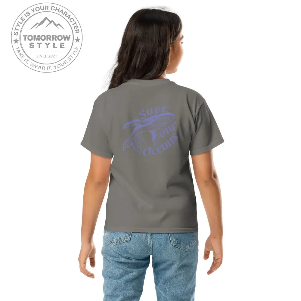 Planet - Power“ – Mädchen Classic Tee mit Umwelt - Botschaft - Tomorrow Style