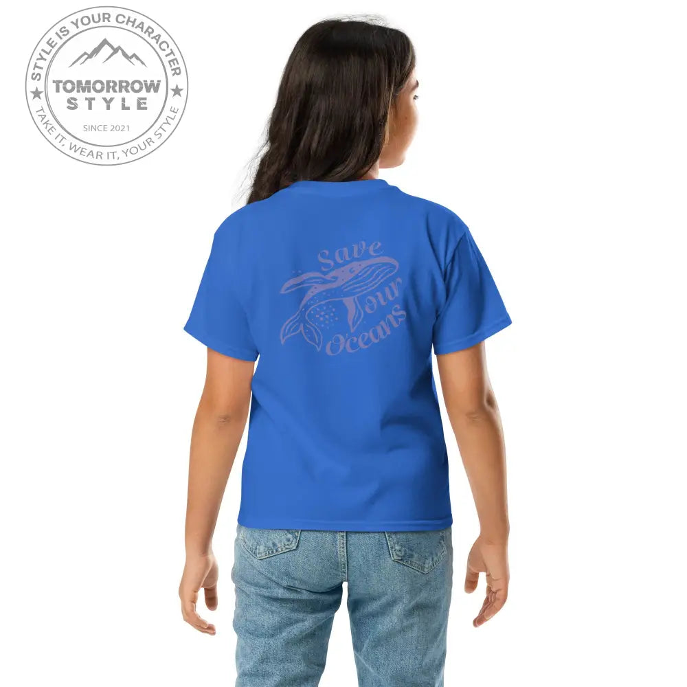 Planet - Power“ – Mädchen Classic Tee mit Umwelt - Botschaft - Tomorrow Style