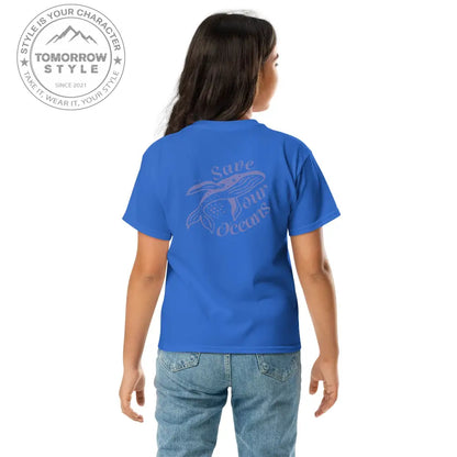 Planet - Power“ – Mädchen Classic Tee mit Umwelt - Botschaft - Tomorrow Style