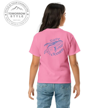 Planet - Power“ – Mädchen Classic Tee mit Umwelt - Botschaft - Tomorrow Style