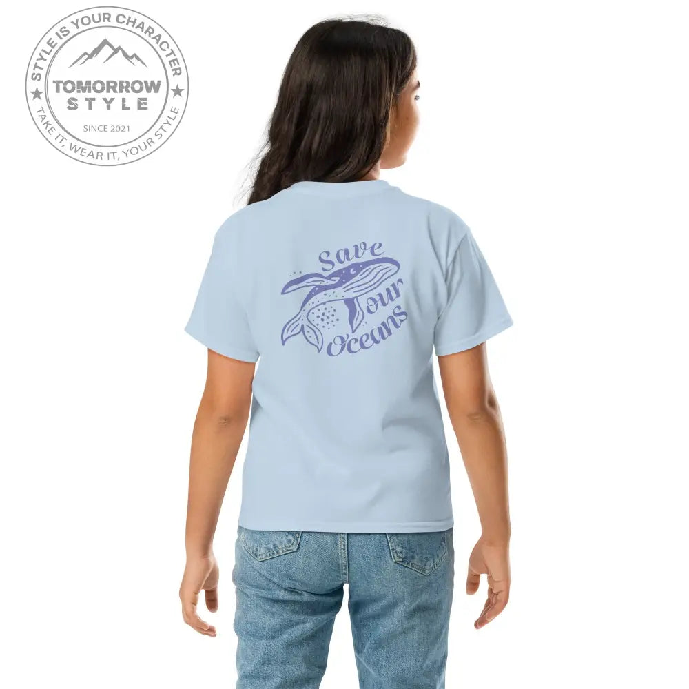 Planet - Power“ – Mädchen Classic Tee mit Umwelt - Botschaft - Tomorrow Style