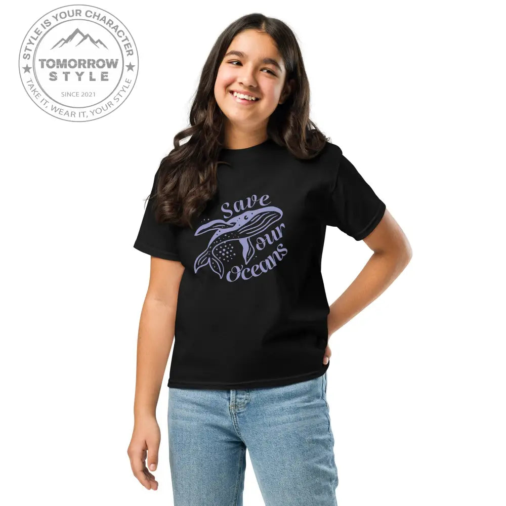 Planet - Power“ – Mädchen Classic Tee mit Umwelt - Botschaft - Tomorrow Style