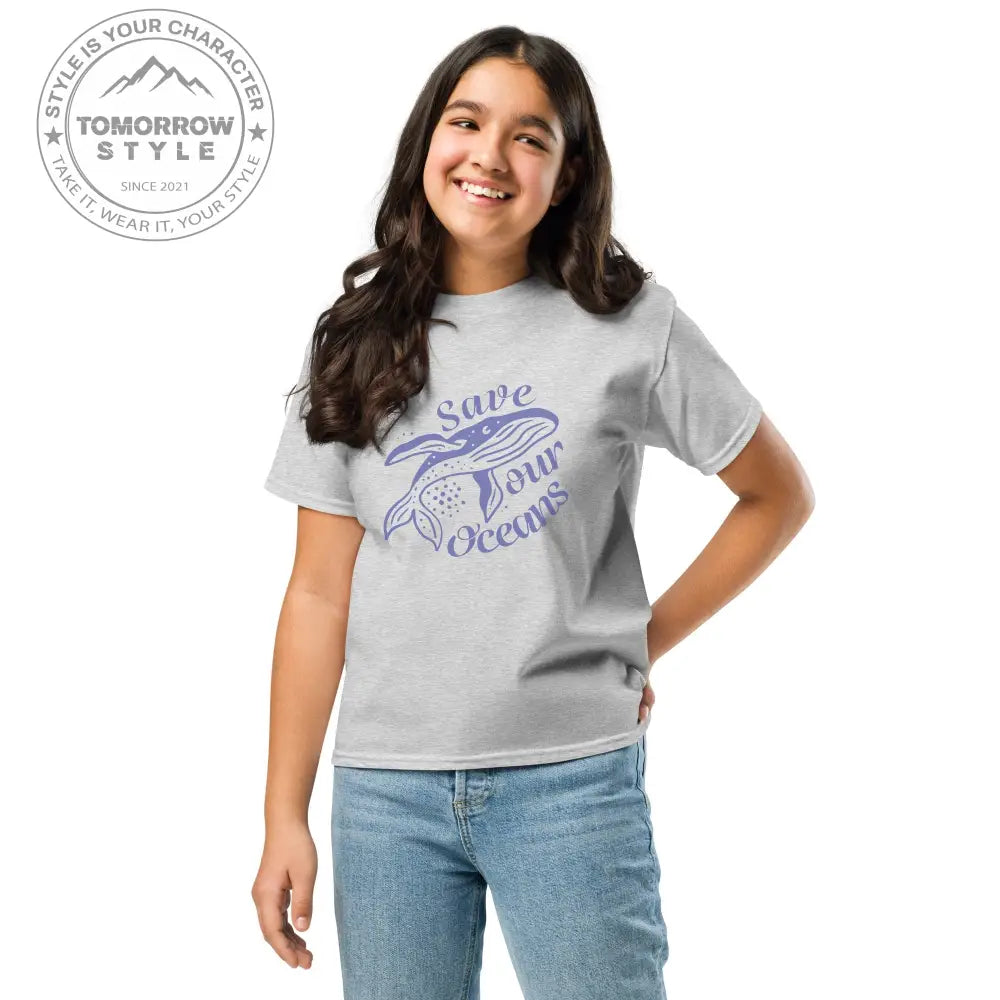 Planet - Power“ – Mädchen Classic Tee mit Umwelt - Botschaft - Tomorrow Style