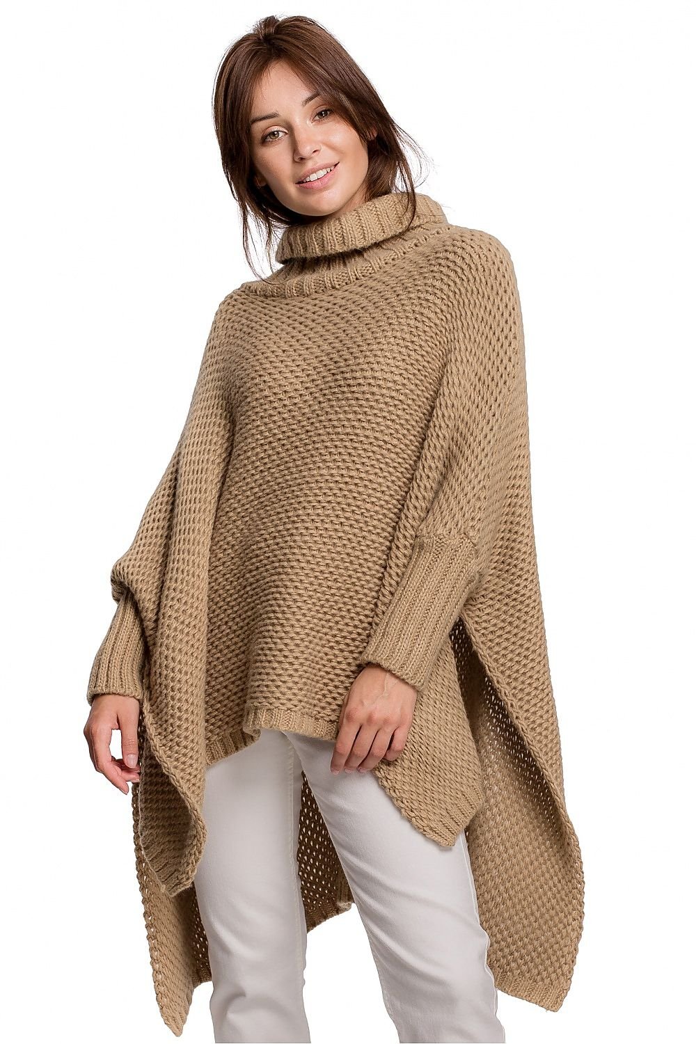 Poncho Model 148266 BE Knit - Tomorrow Style