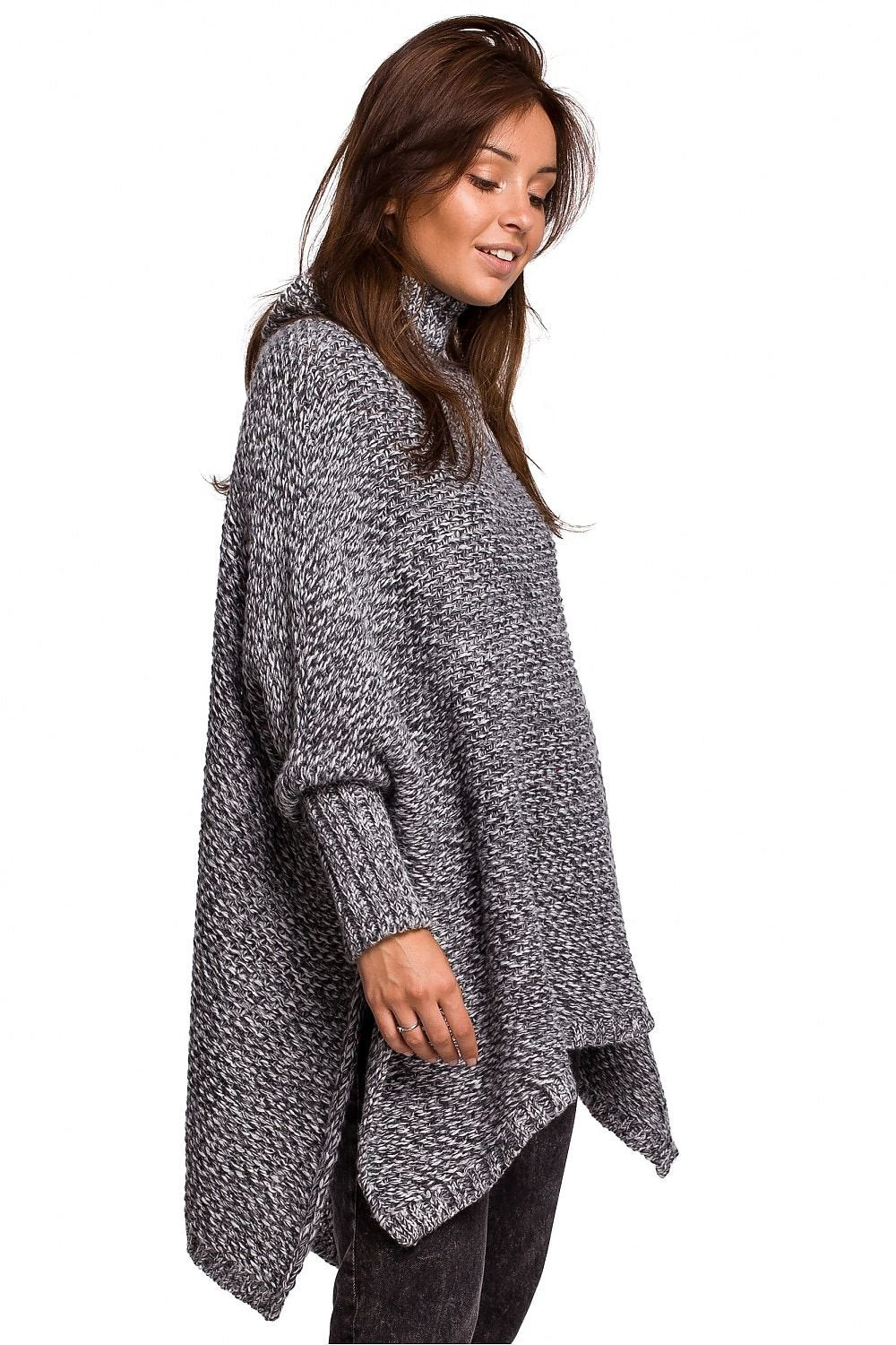 Poncho Model 148266 BE Knit - Tomorrow Style