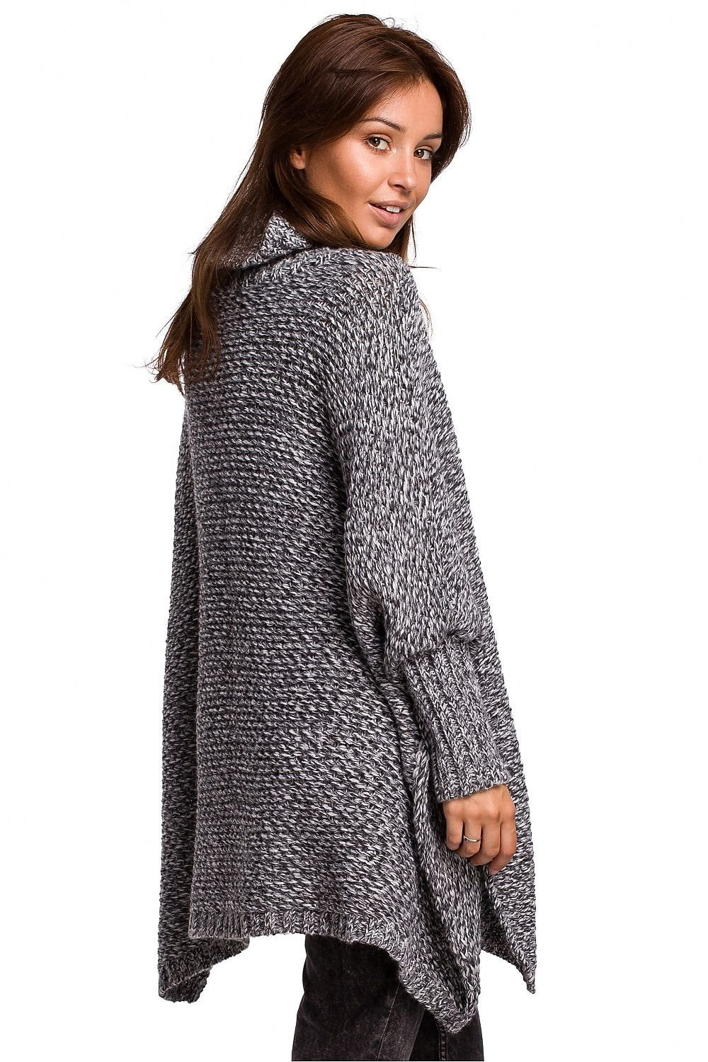 Poncho Model 148266 BE Knit - Tomorrow Style