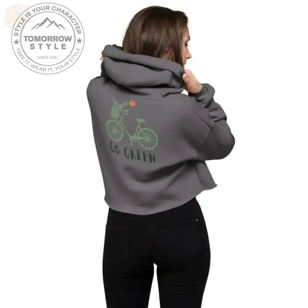 Zesty Chic: Premium Damen Crop Hoodie! - Tomorrow Style
