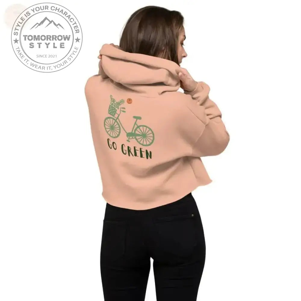 Zesty Chic: Premium Damen Crop Hoodie! - Tomorrow Style