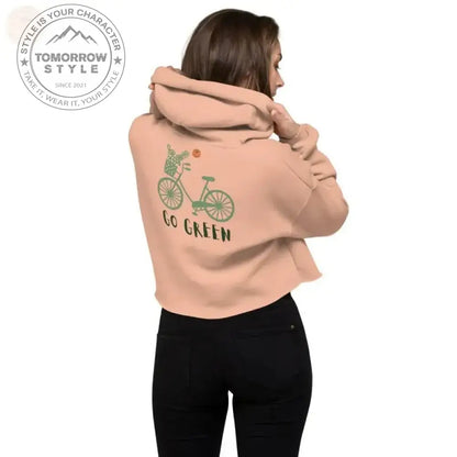 Zesty Chic: Premium Damen Crop Hoodie! - Tomorrow Style