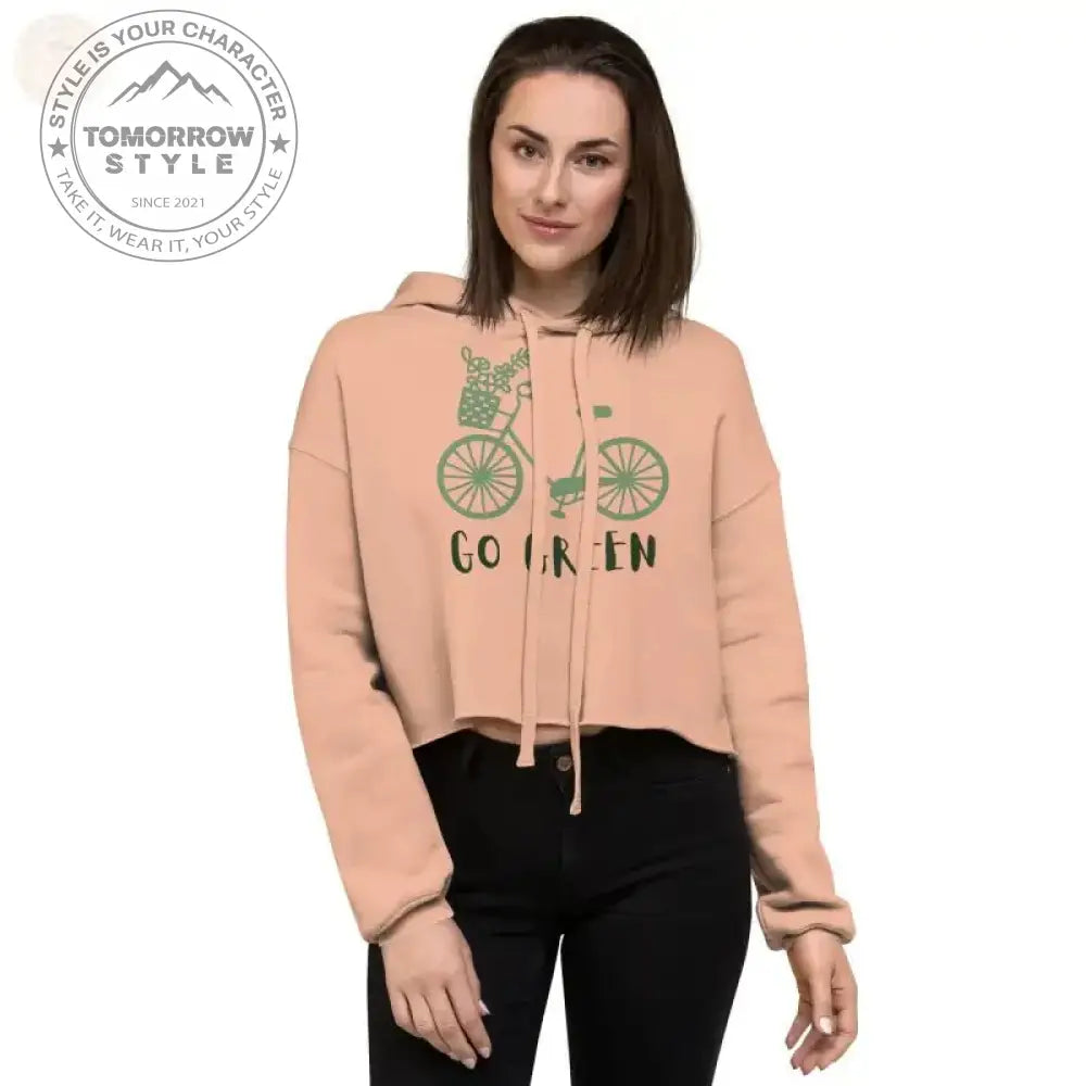 Zesty Chic: Premium Damen Crop Hoodie! - Tomorrow Style