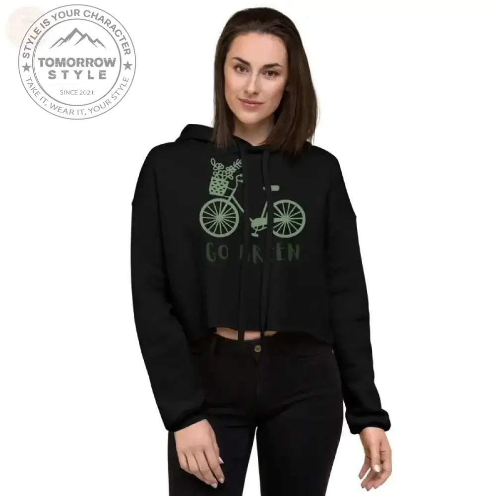Zesty Chic: Premium Damen Crop Hoodie! - Tomorrow Style