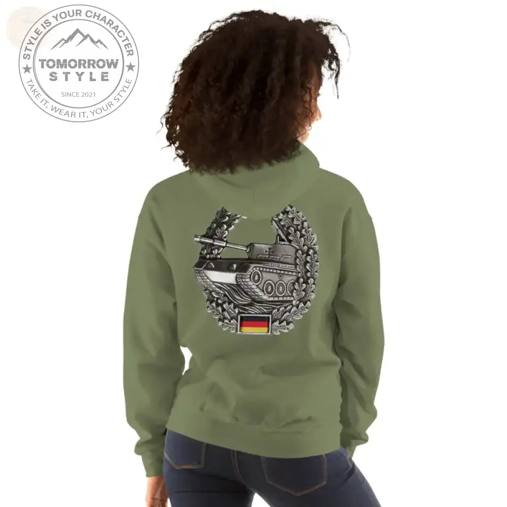 Bundeswehr Premium Hoodie mit Stickerei für Damen und Herren