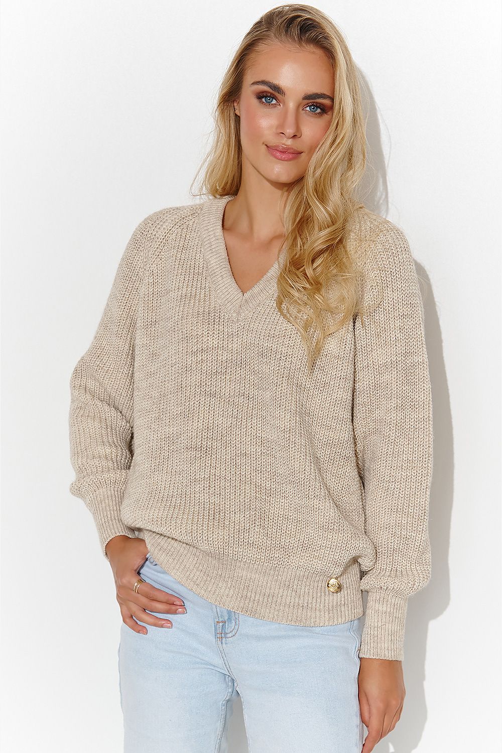 Pullover Model 184787 Makadamia - Tomorrow Style