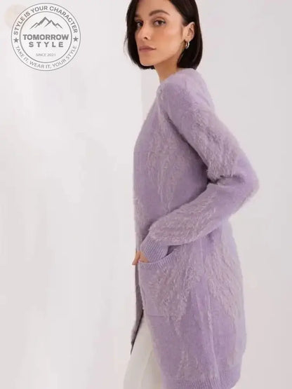Purple Perfection Cardigan: Bleiben Sie stilvoll und gemütlich - Tomorrow Style