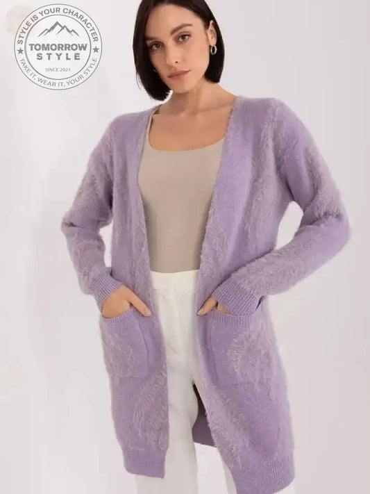 Purple Perfection Cardigan: Bleiben Sie stilvoll und gemütlich - Tomorrow Style