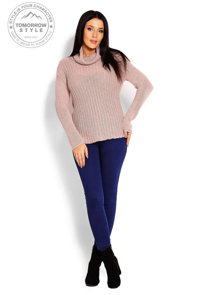 Rollkragenpullover Model 123411 PeeKaBoo - Tomorrow Style