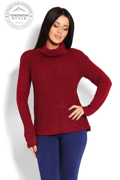 Rollkragenpullover Model 123411 PeeKaBoo - Tomorrow Style