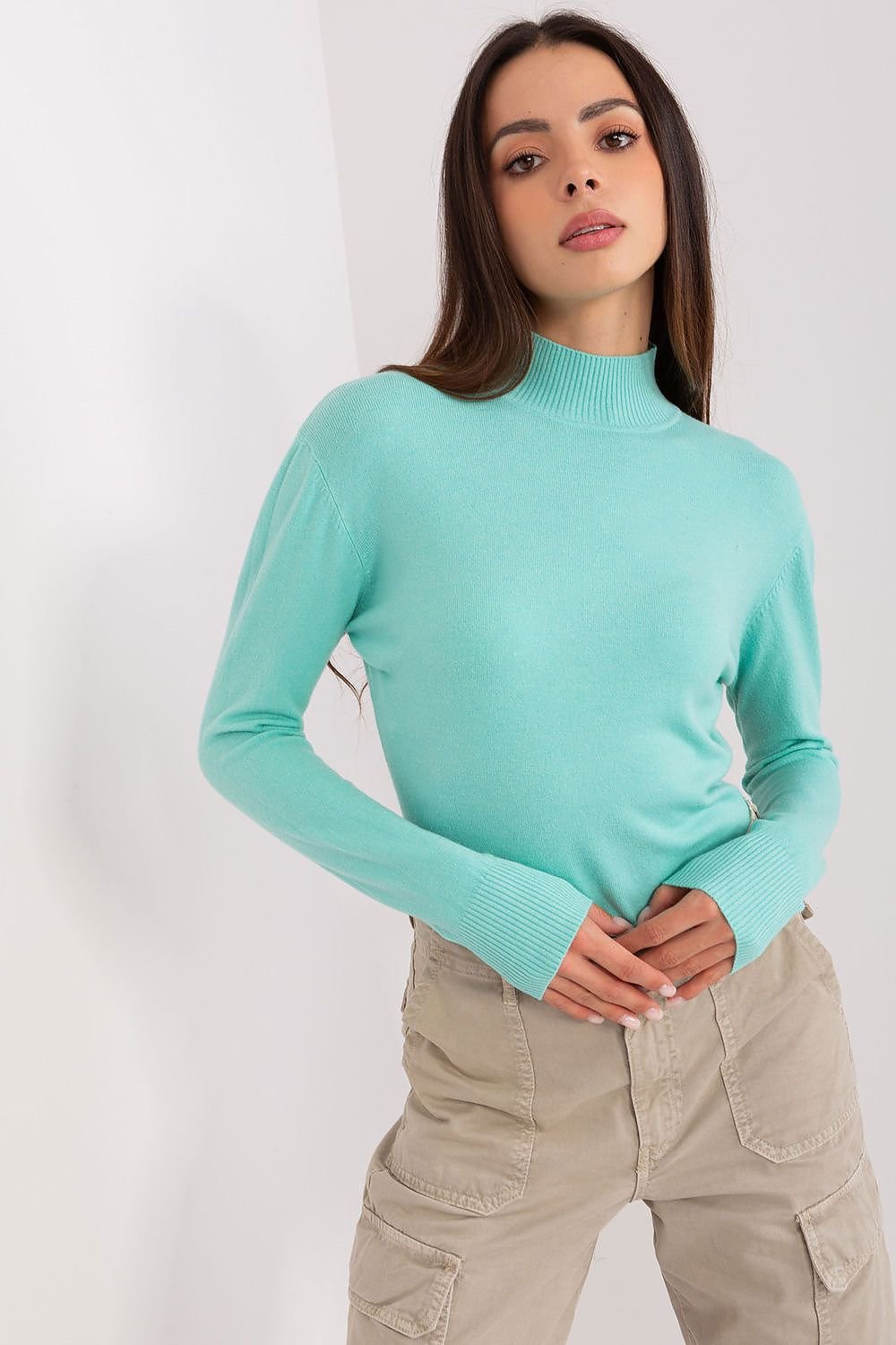 Rollkragenpullover Model 186508 Factory Price - Tomorrow Style