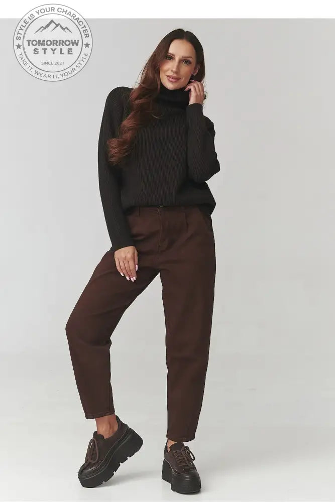 Rollkragenpullover Model 220772 Makadamia - Tomorrow Style