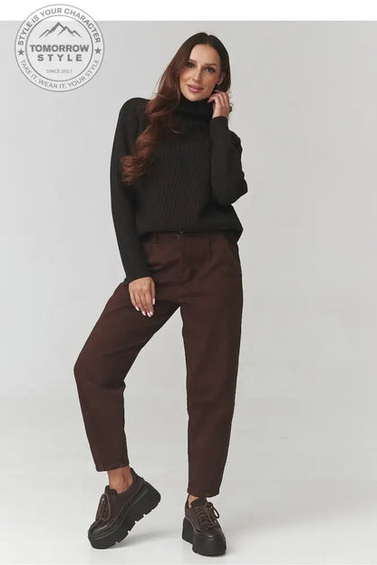 Rollkragenpullover Model 220772 Makadamia - Tomorrow Style