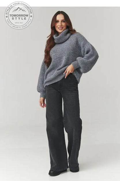 Rollkragenpullover Model 220791 Makadamia - Tomorrow Style