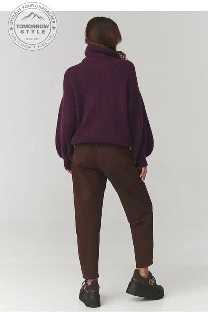 Rollkragenpullover Model 220791 Makadamia - Tomorrow Style