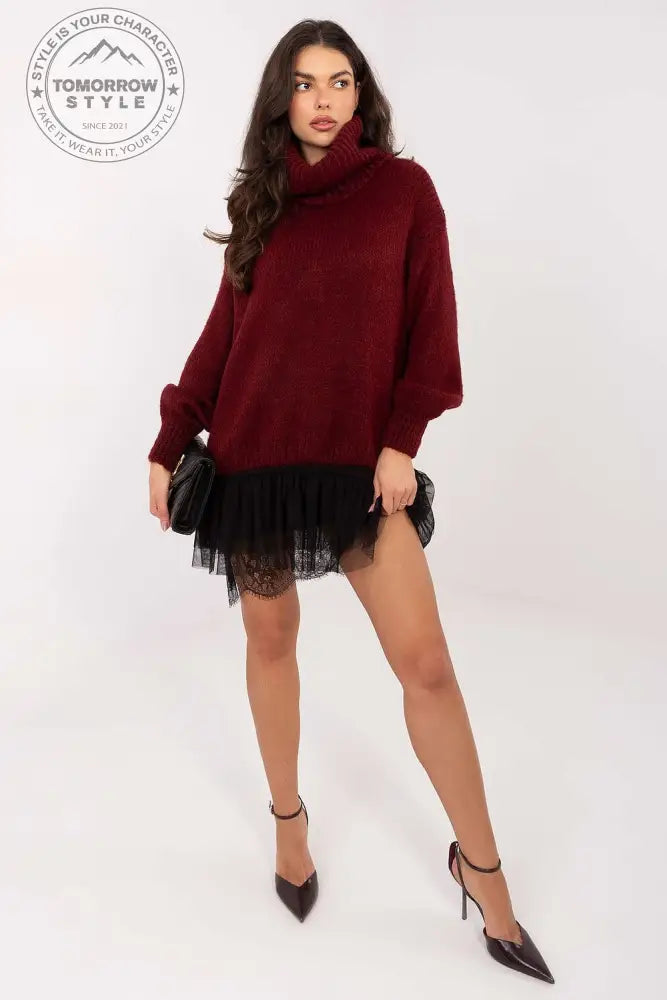 Rollkragenpullover Model 221853 Factory Price - Tomorrow Style