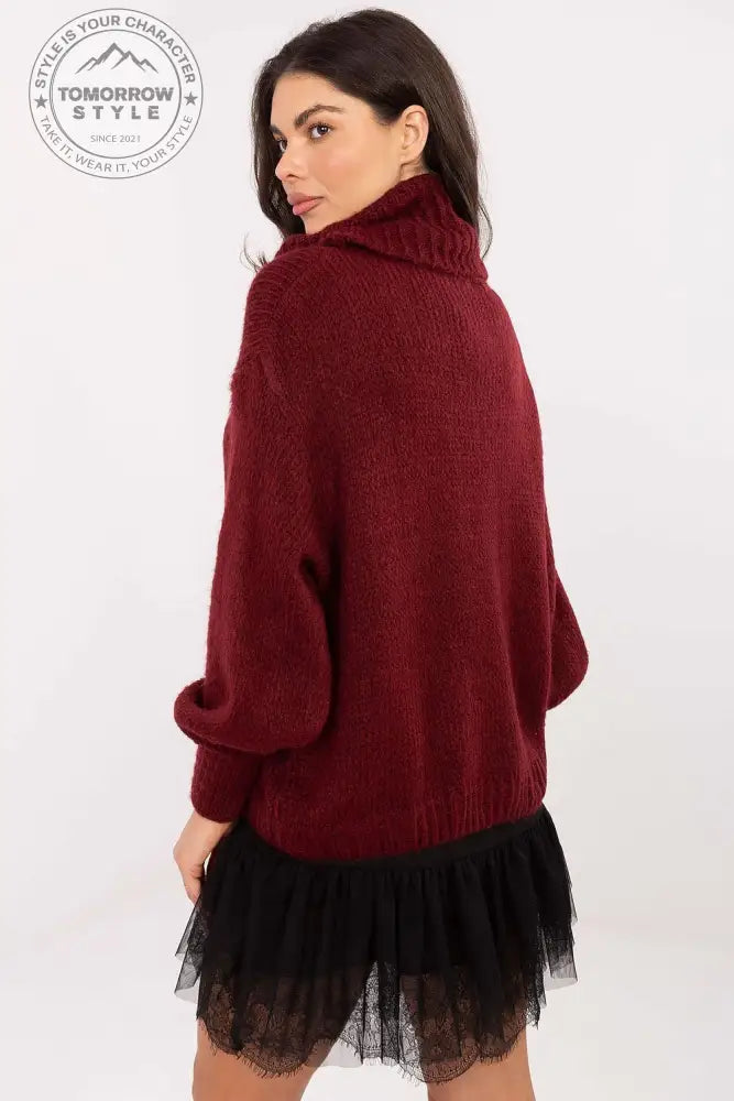 Rollkragenpullover Model 221853 Factory Price - Tomorrow Style