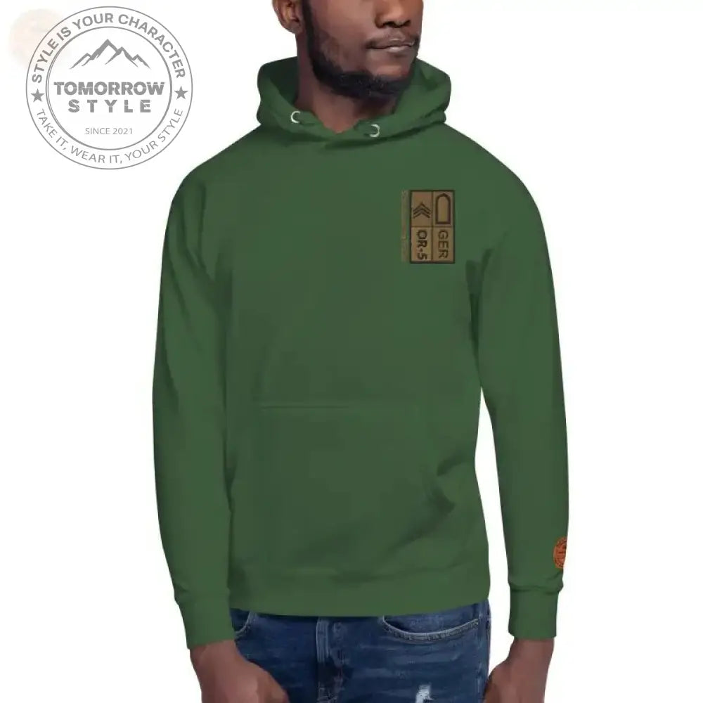 Rüsten Sie sich stilvoll mit unserem gemütlichen Bundeswehr - Premium - Hoodie - Tomorrow Style