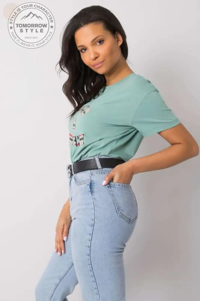 Schickes Damen T-Shirt mit kurzen Ärmeln - Tomorrow Style