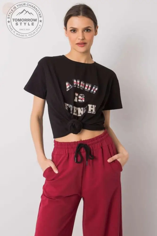 Schickes Damen T-Shirt mit kurzen Ärmeln - Tomorrow Style