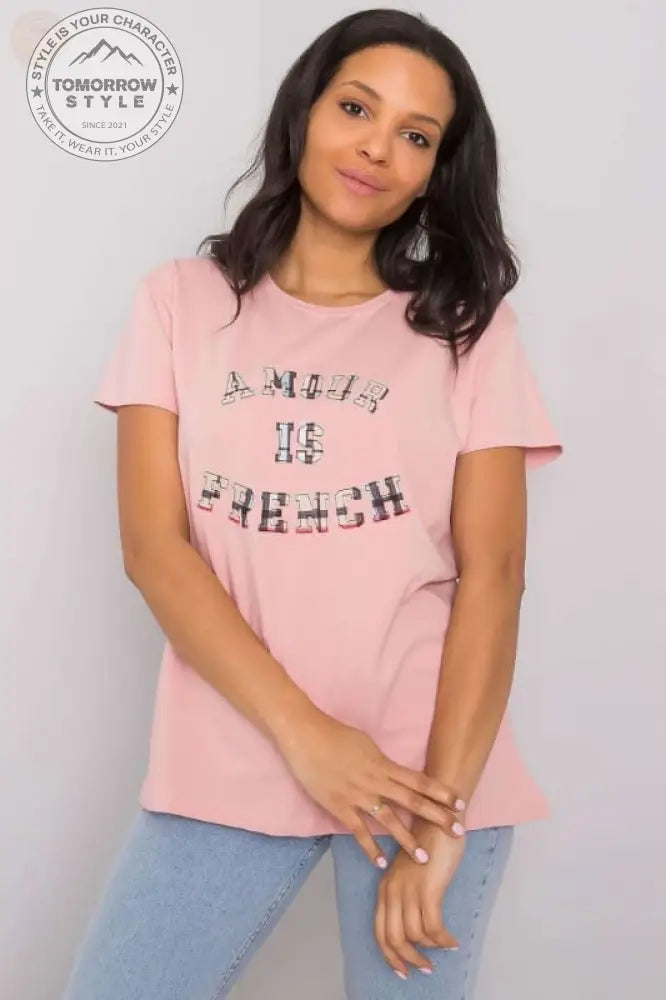 Schickes Damen T-Shirt mit kurzen Ärmeln - Tomorrow Style