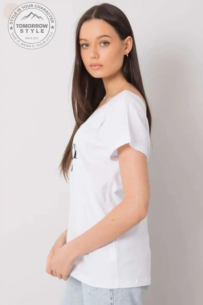 Sparkling V - Neck Short - Sleeve T-Shirt - Kurzärmeliges T-Shirt - Tomorrow Style