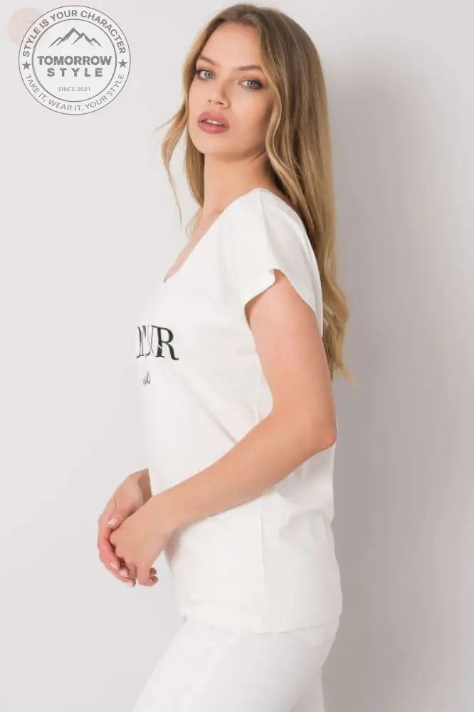 Sparkling V - Neck Short - Sleeve T-Shirt - Kurzärmeliges T-Shirt - Tomorrow Style