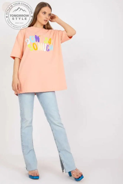 Statement Damen T-Shirt mit kurzen Ärmeln - Tomorrow Style