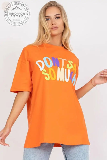 Statement Damen T-Shirt mit kurzen Ärmeln - Tomorrow Style