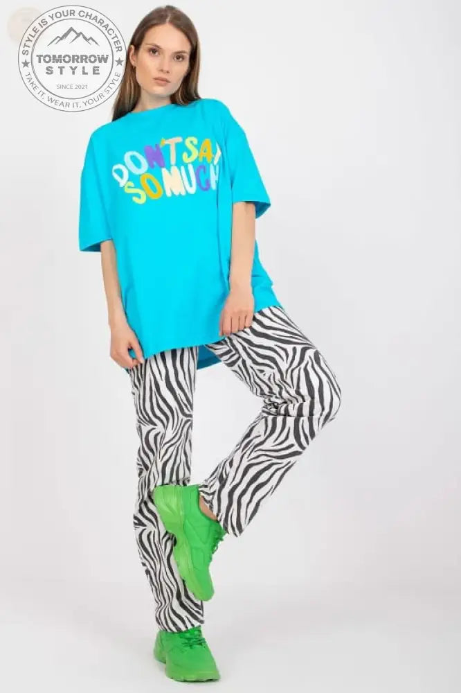 Statement Damen T-Shirt mit kurzen Ärmeln - Tomorrow Style