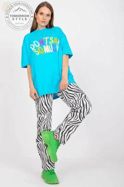 Statement Damen T-Shirt mit kurzen Ärmeln - Tomorrow Style