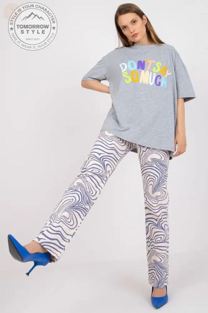 Statement Damen T-Shirt mit kurzen Ärmeln - Tomorrow Style