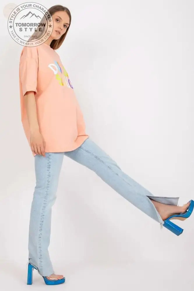 Statement Damen T-Shirt mit kurzen Ärmeln - Tomorrow Style