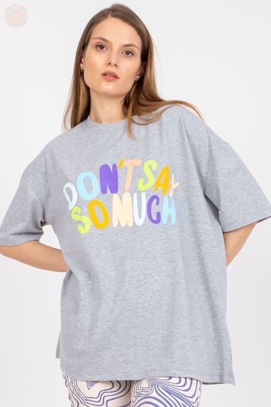 Statement Damen T-Shirt mit kurzen Ärmeln - Tomorrow Style