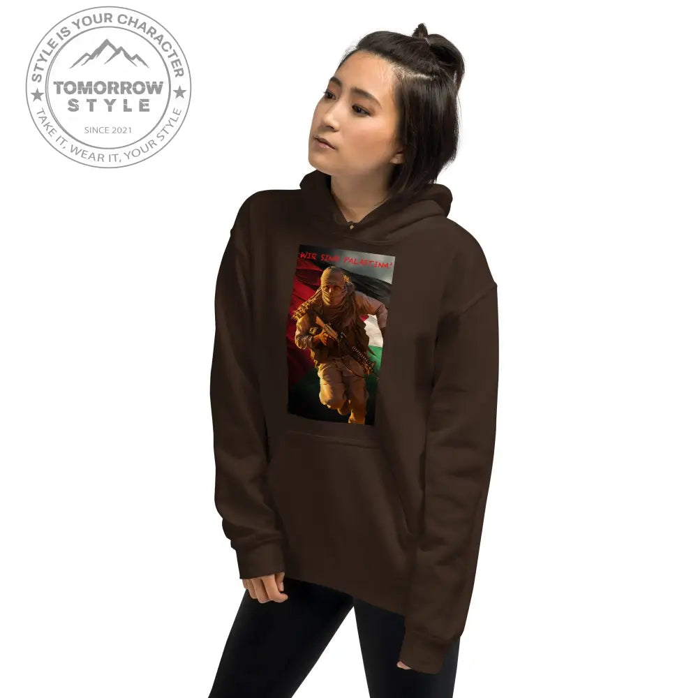 Statement Hoodie für Damen: „Wir sind Palästina“ - Tomorrow Style