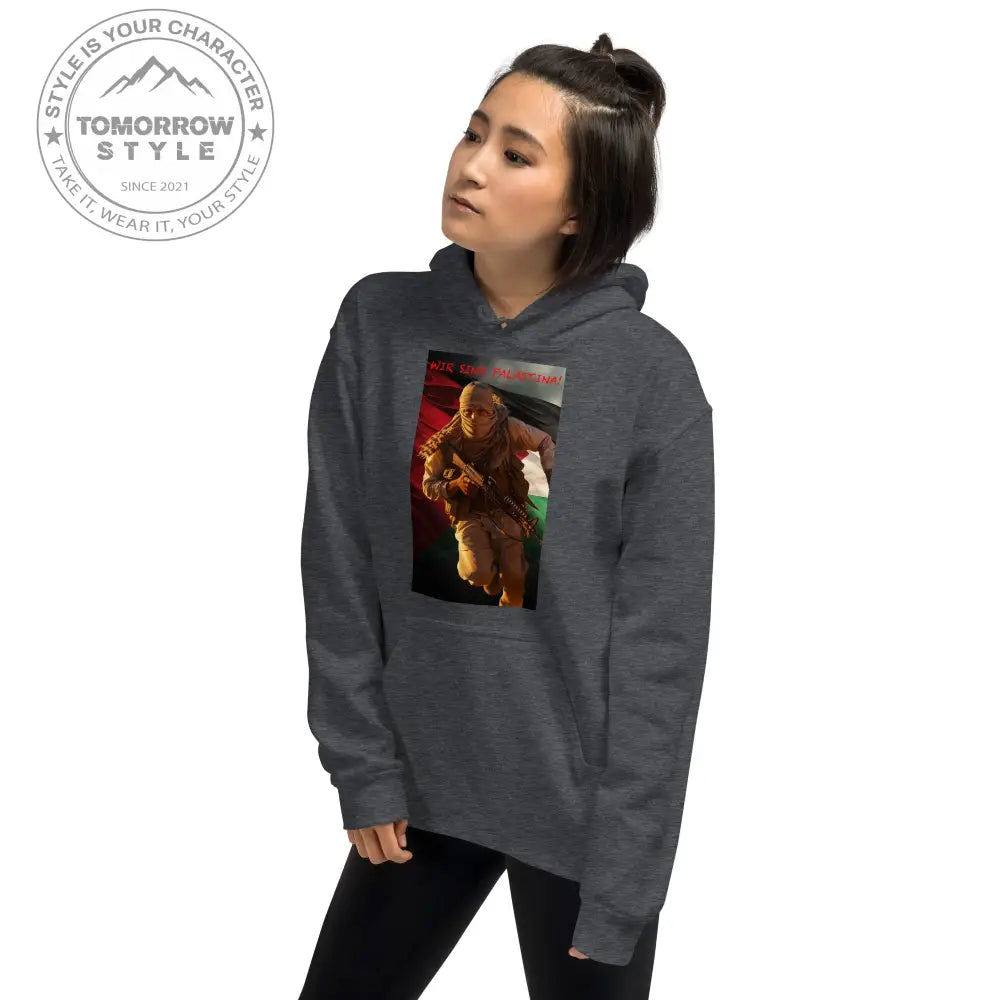 Statement Hoodie für Damen: „Wir sind Palästina“ - Tomorrow Style