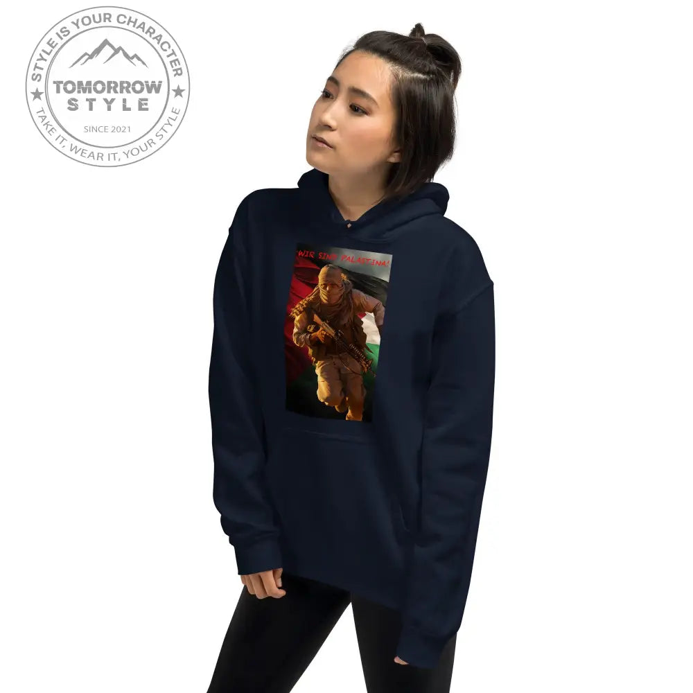 Statement Hoodie für Damen: „Wir sind Palästina“ - Tomorrow Style