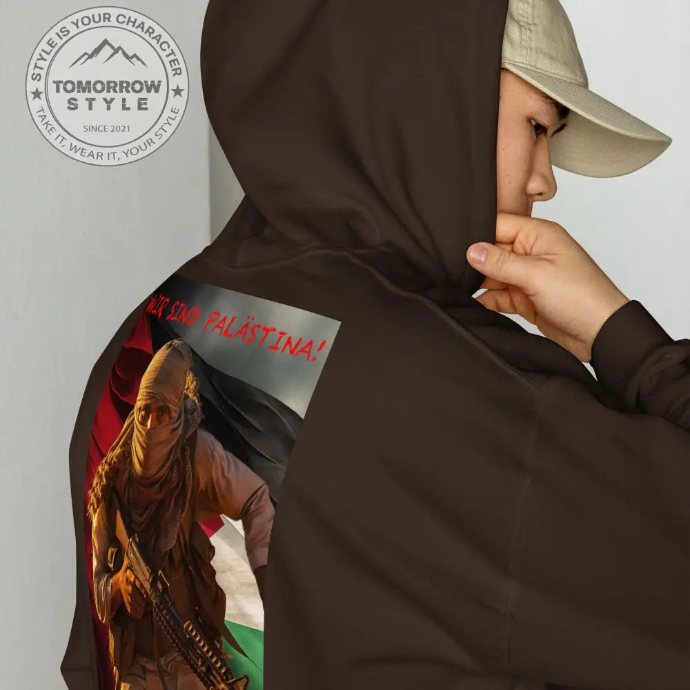 Statement Hoodie für Herren: „Wir sind Palästina“ - Tomorrow Style
